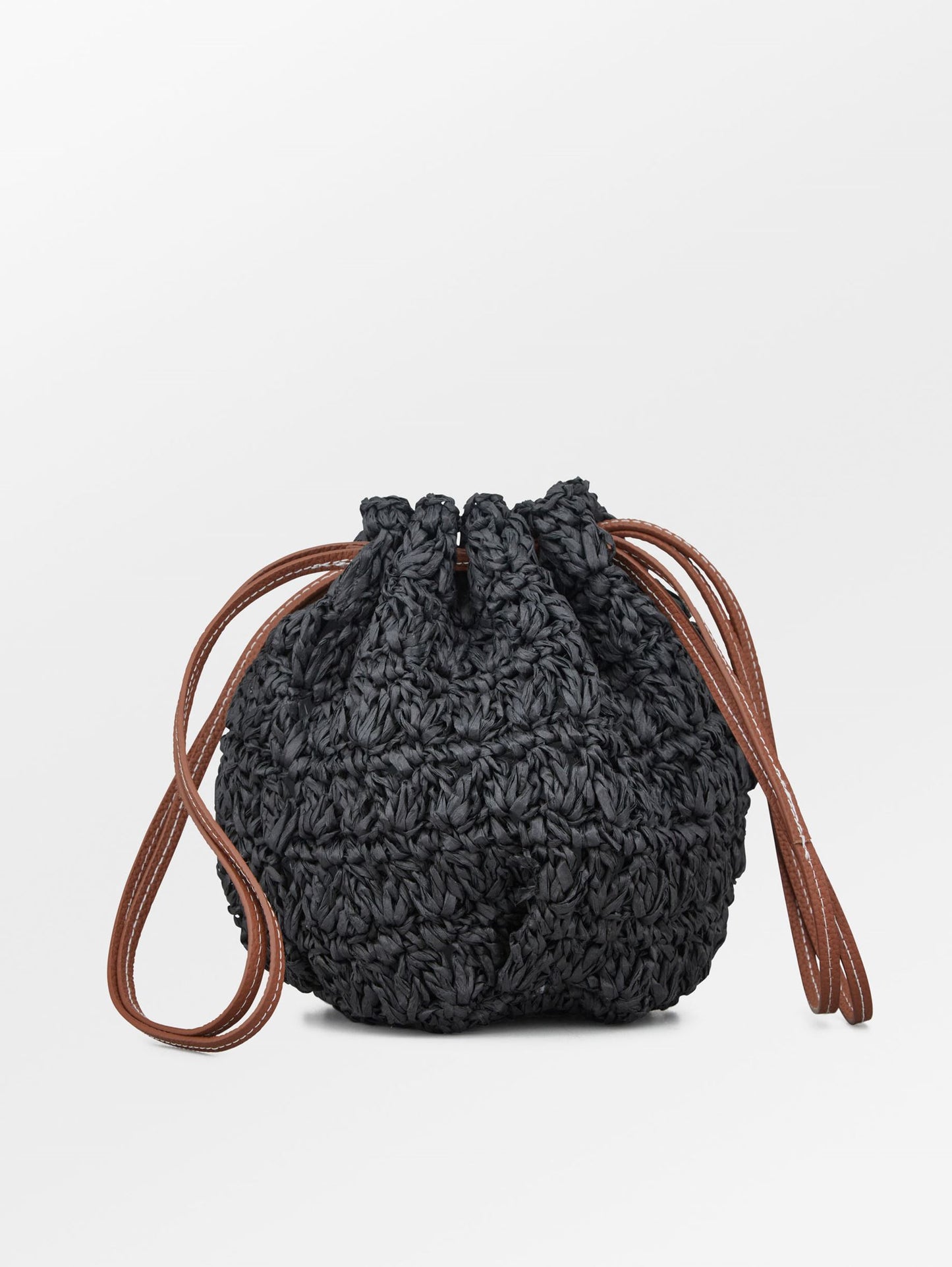 Becksöndergaard, Mesh Straw Bina Bag - Black, bags, bags, bags, bags, bags