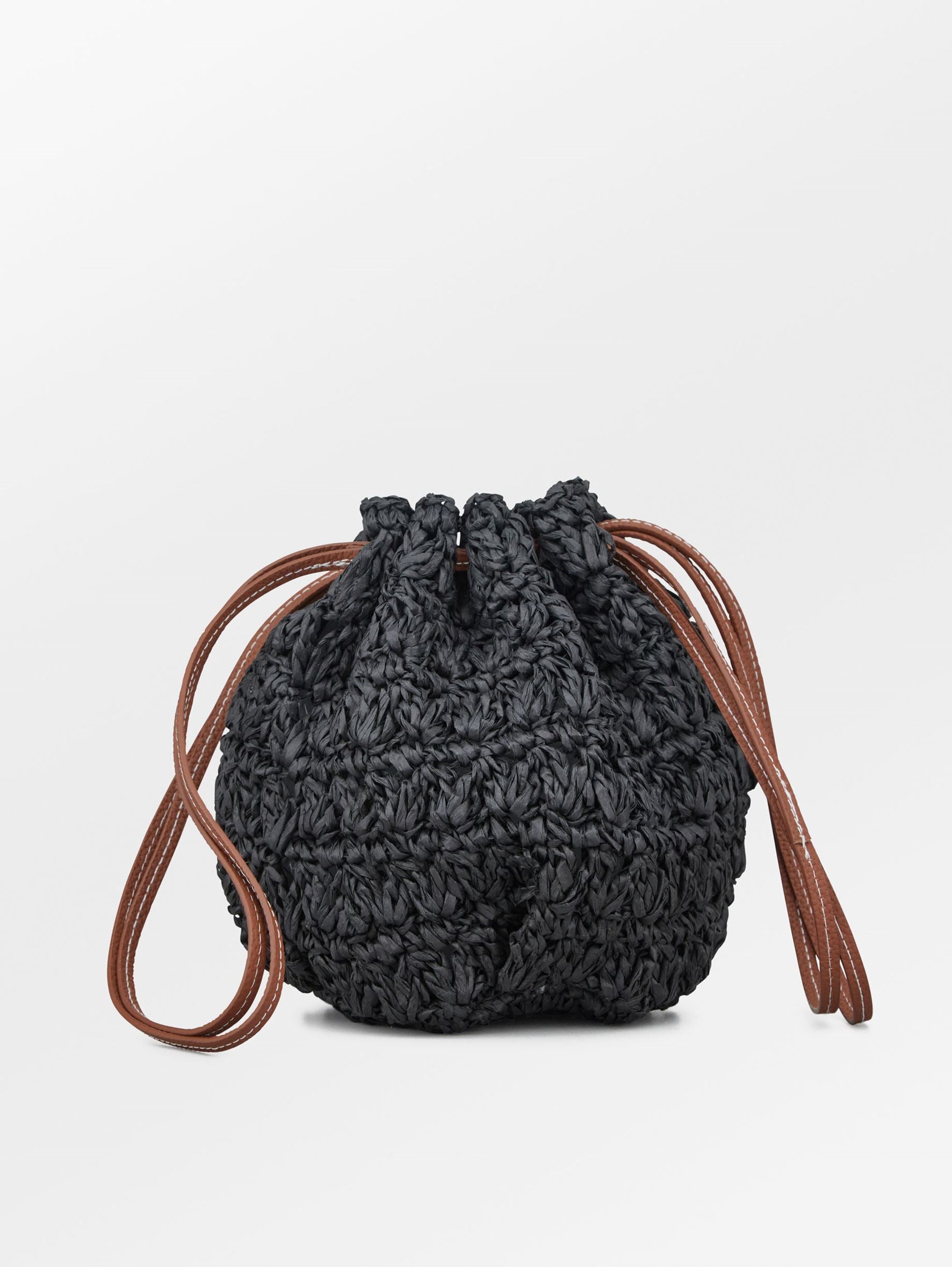 Becksöndergaard, Mesh Straw Bina Bag - Black, bags, bags, bags, bags, bags