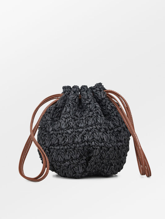 Becksöndergaard, Mesh Straw Bina Bag - Black, bags, bags, bags, bags, bags