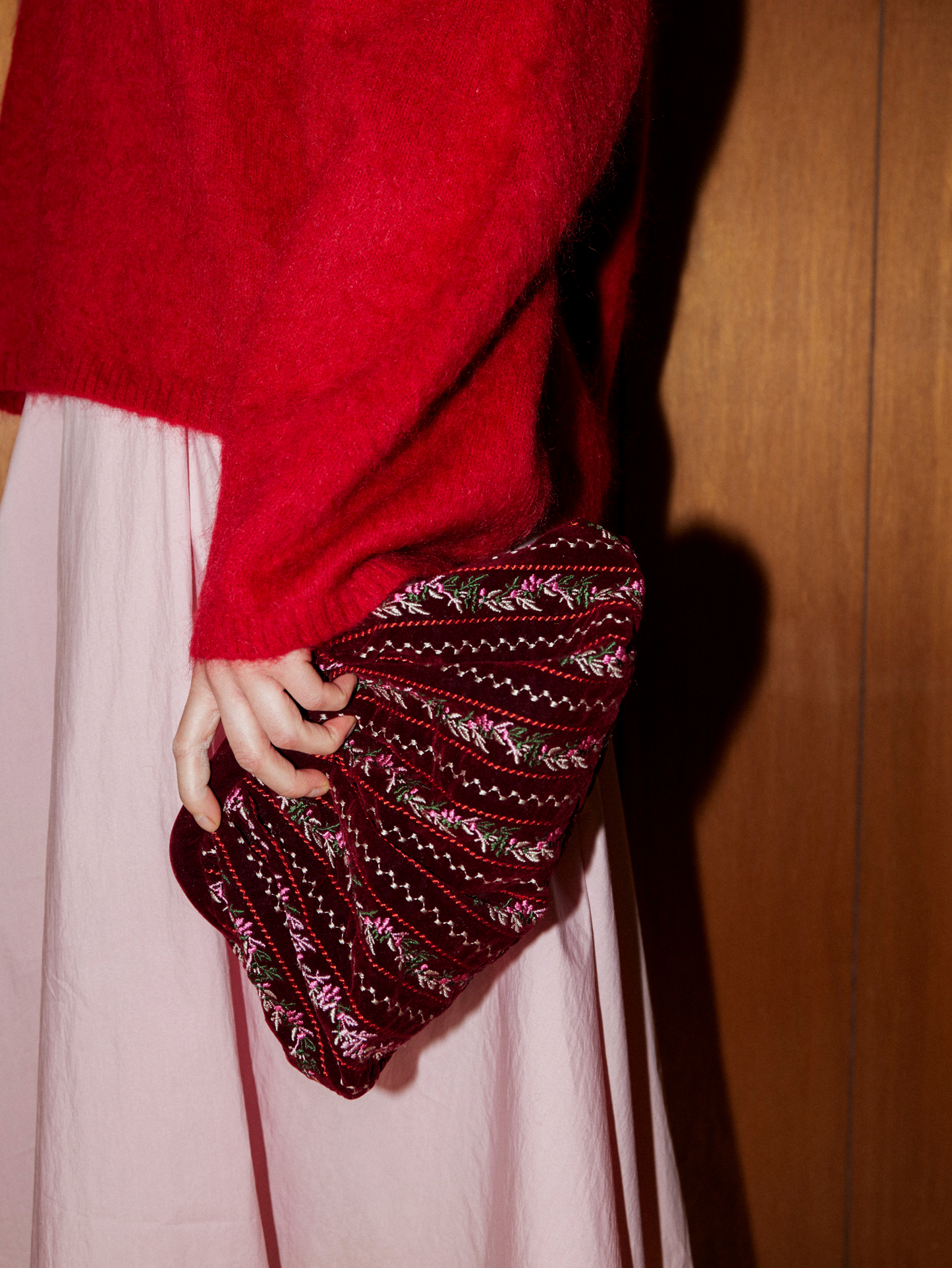 Ribbonia Velvet Bonita Bag OneSize Becksöndergaard.se