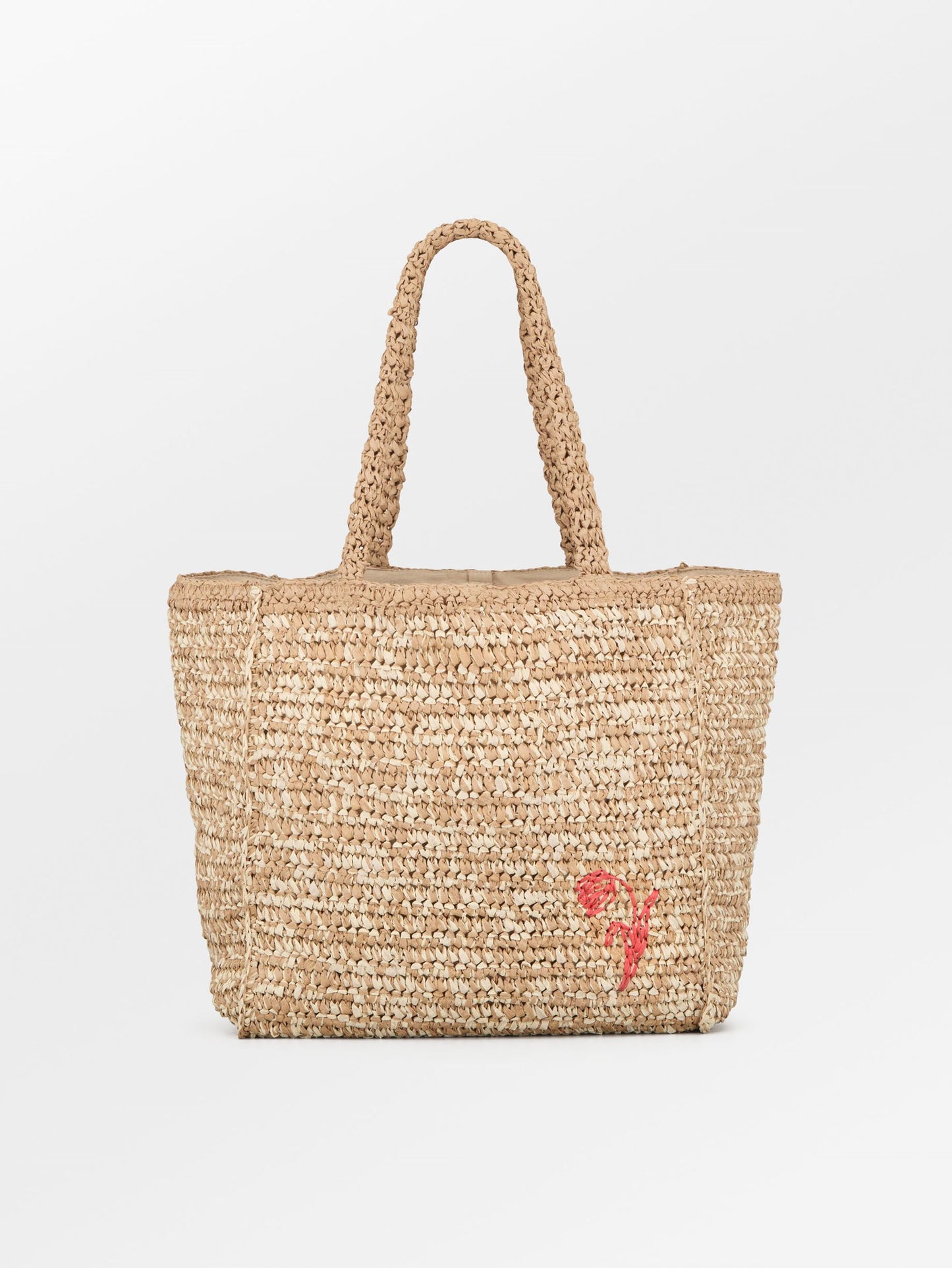 Paper Straw Tota Bag OneSize Becksöndergaard.se