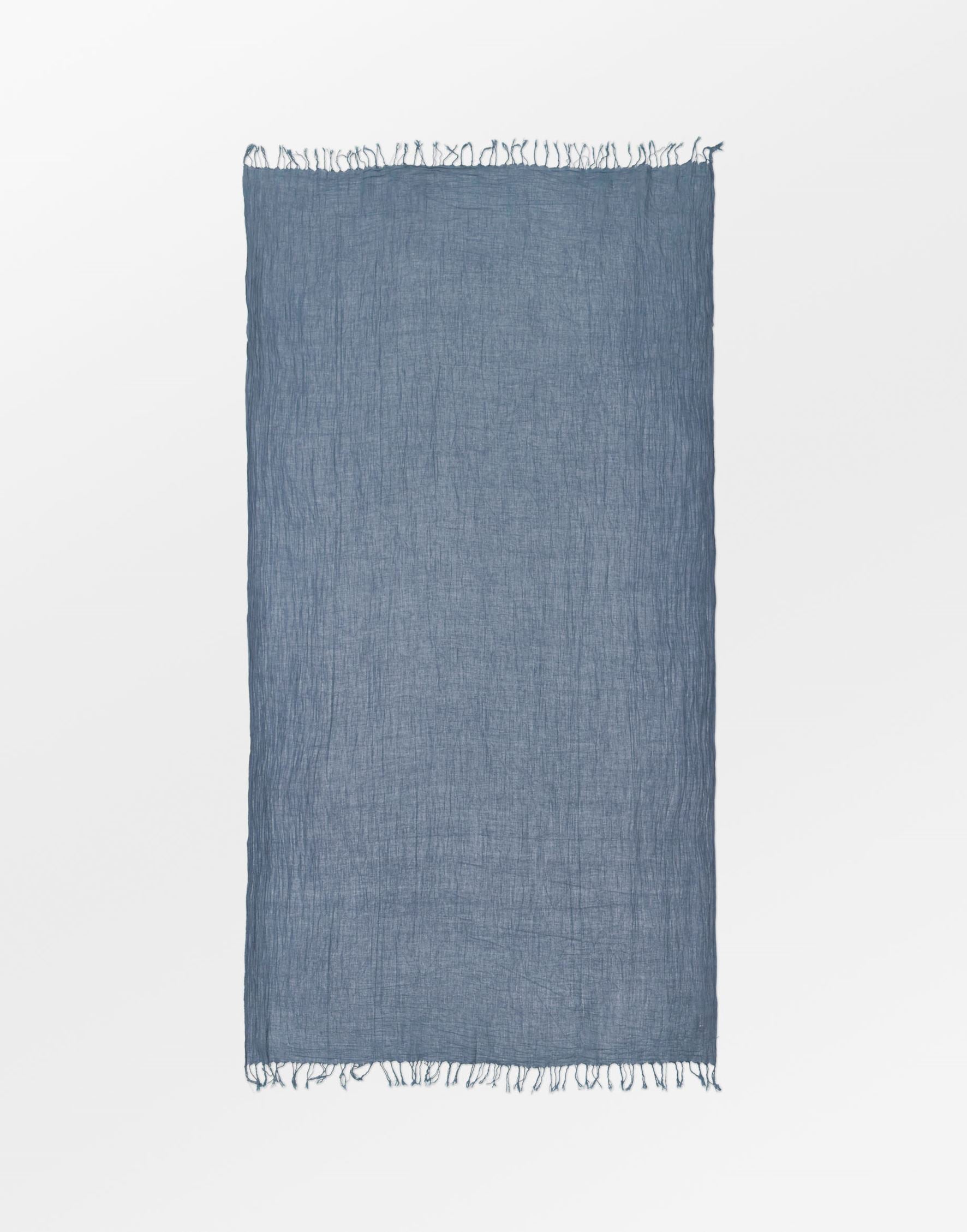 Solid Ilona Scarf - Light Blue OneSize Becksöndergaard.se