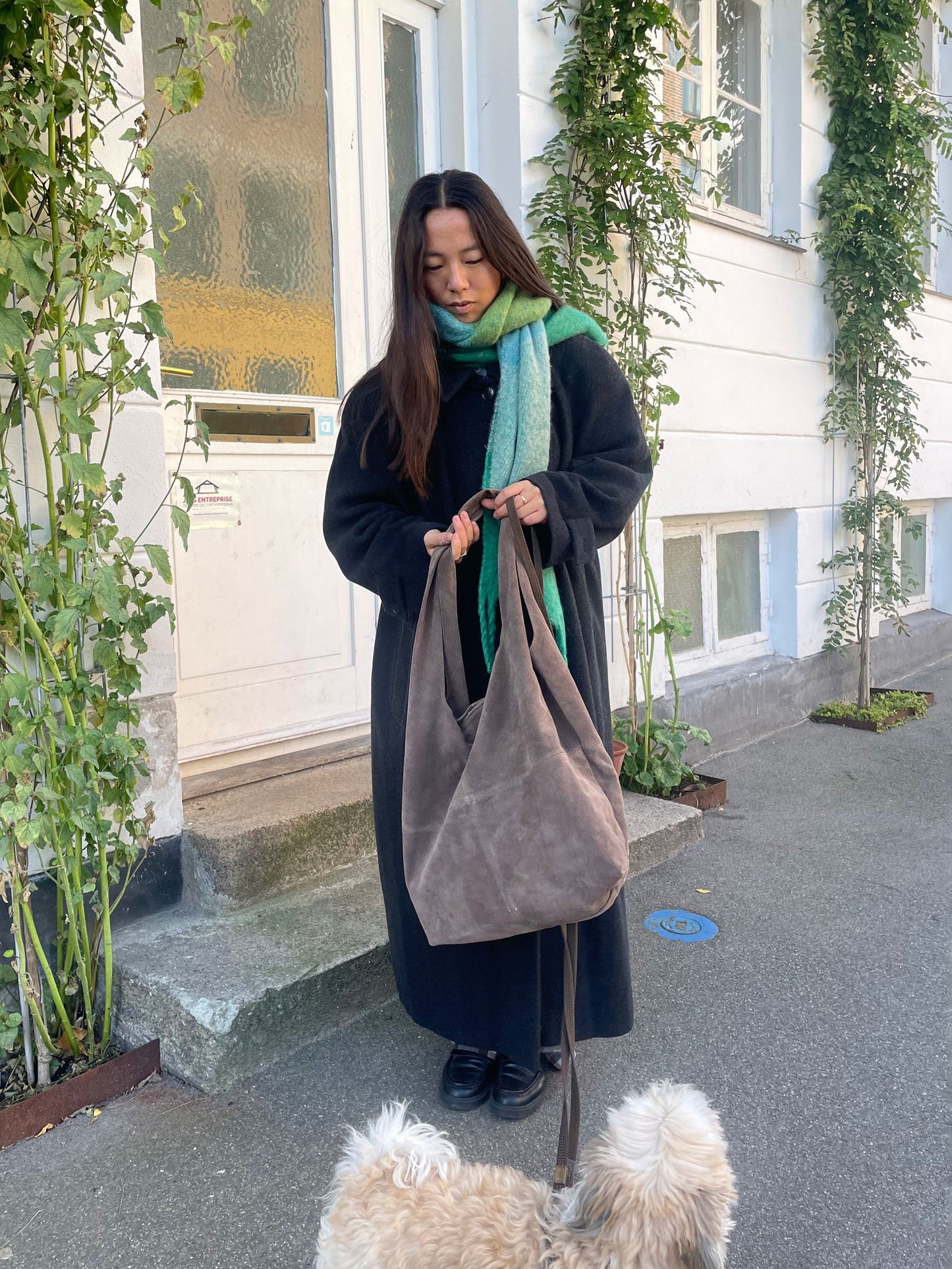 Suede Dalliea Shopper Bag - Light Brown OneSize Becksöndergaard.se