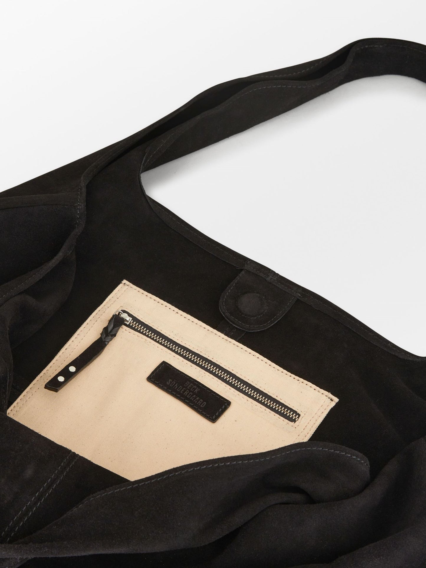 Becksöndergaard, Suede Dalliea Bag - Black, bags, bags, sale, sale, bags, bags, bags
