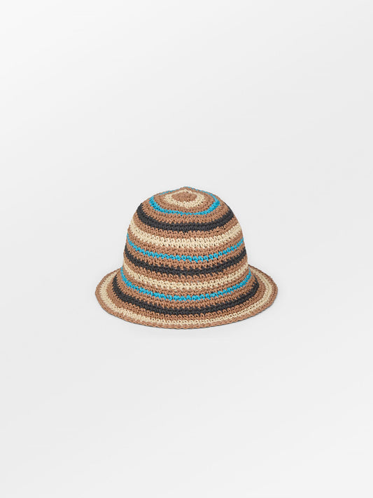 Striped Saverina Straw Hat Clothing Becksöndergaard.se