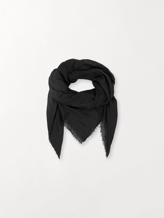 Mill Wool Scarf - Black  OneSize Becksöndergaard.se