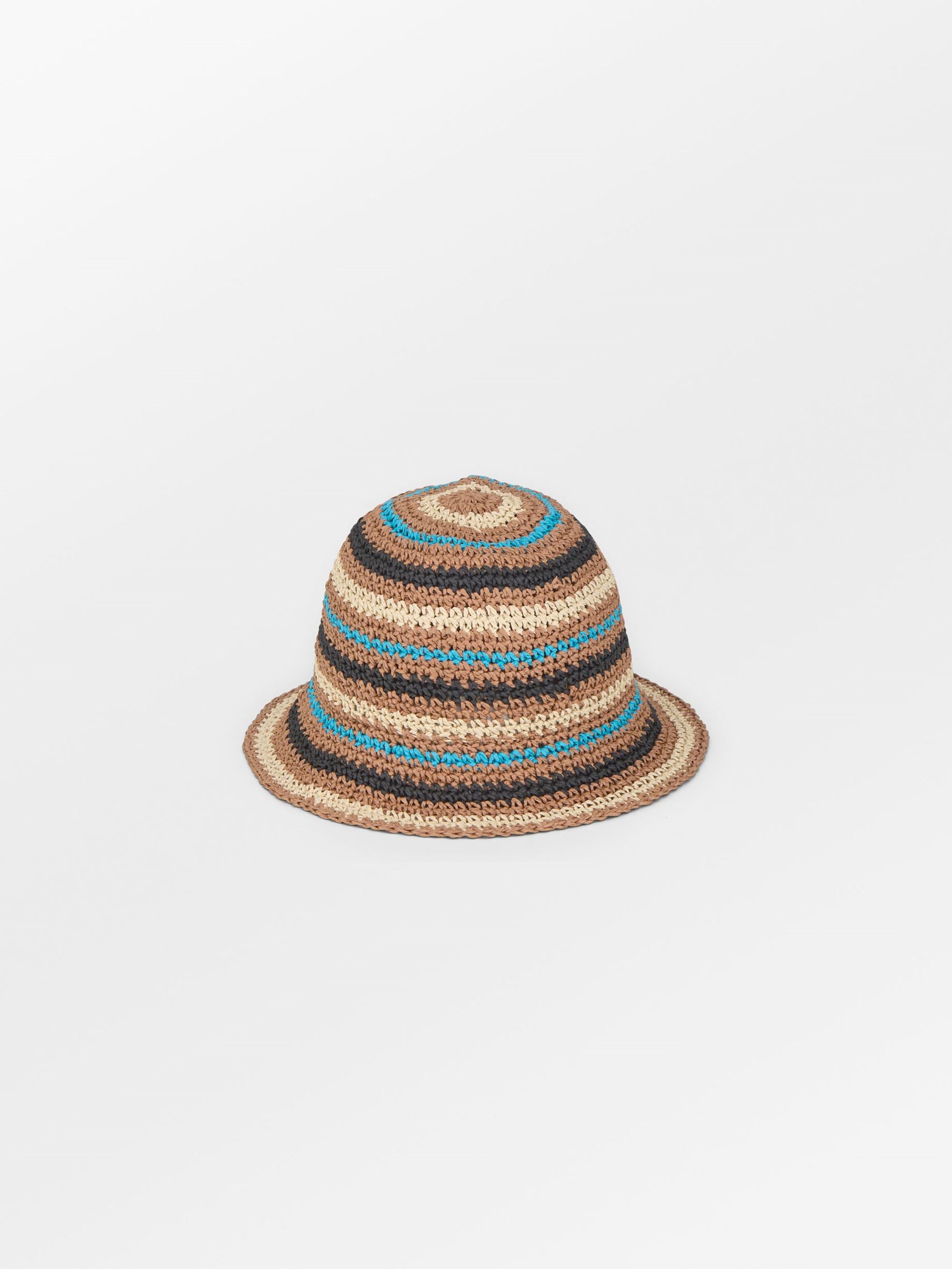 Striped Saverina Straw Hat Clothing Becksöndergaard.se