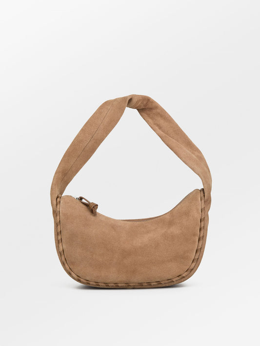 Suede Veg Talia Bag - Hazel Brown OneSize Becksöndergaard.se