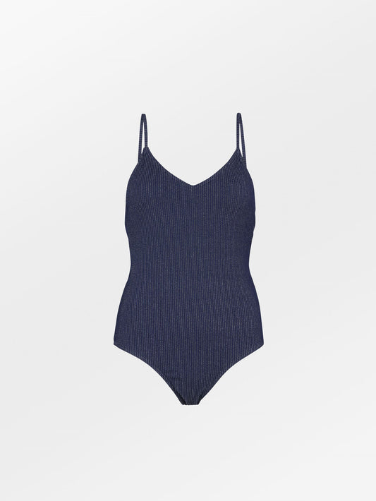 Becksöndergaard, Lyx Bea Swimsuit - Naval Academy Blue, sale, sale, swimwear, noos, swimwear, black week, black week, noos