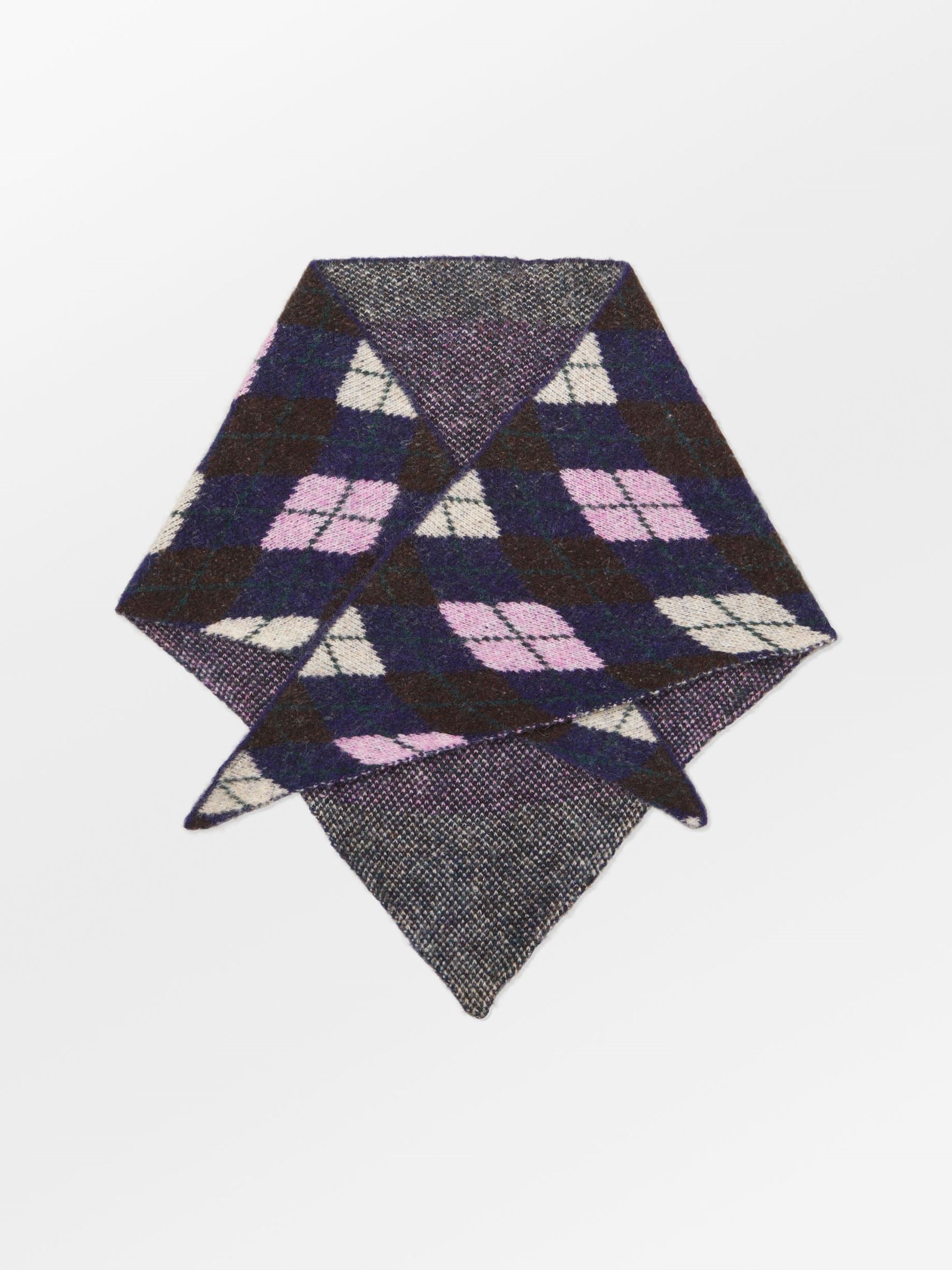 Becksöndergaard, Argyle Triangle Scarf - Naval Academy Blue, scarves, news, xmas-ps 2026
