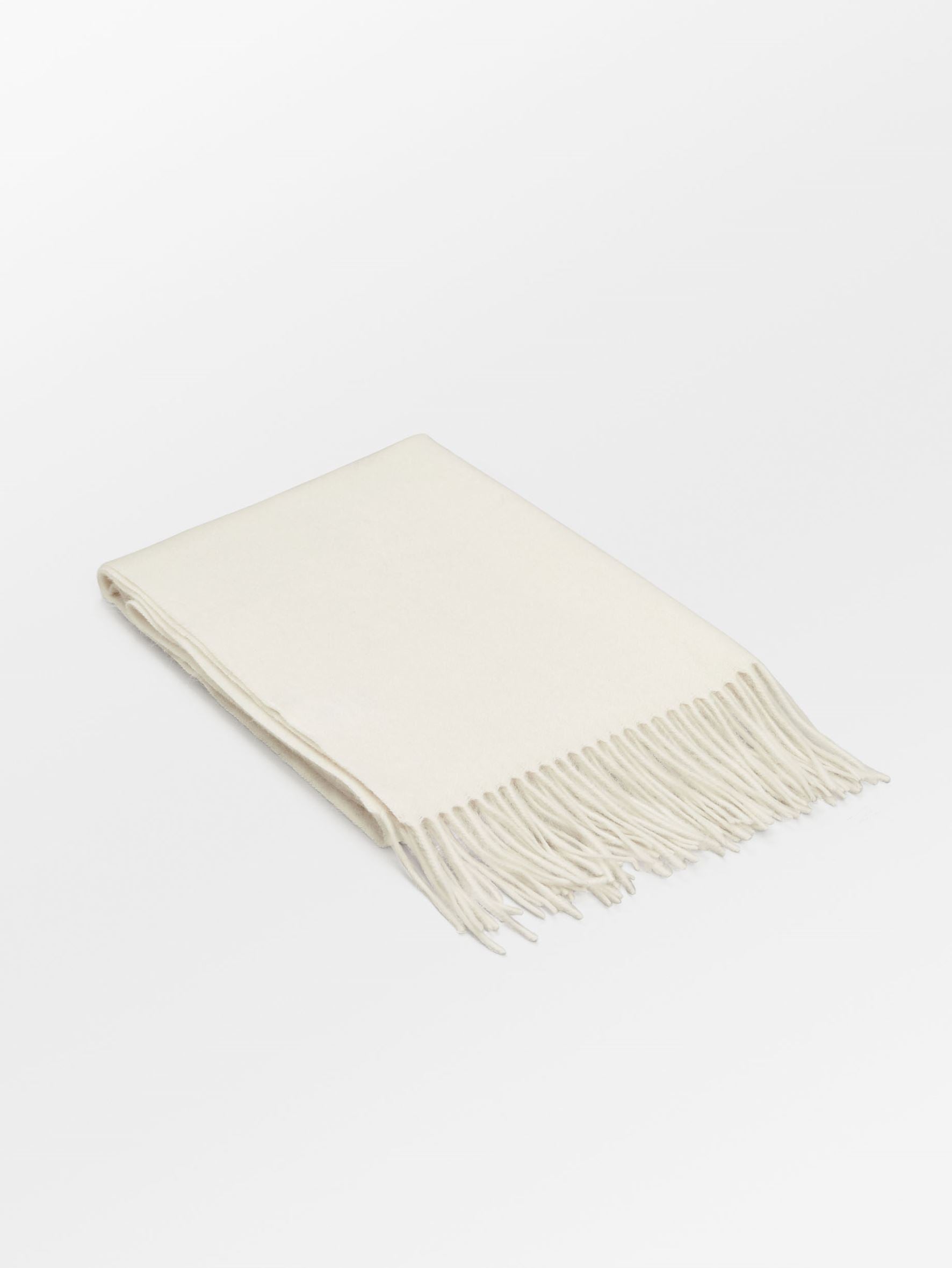 Crystal Edition Wool Scarf - Off White  OneSize Becksöndergaard.se