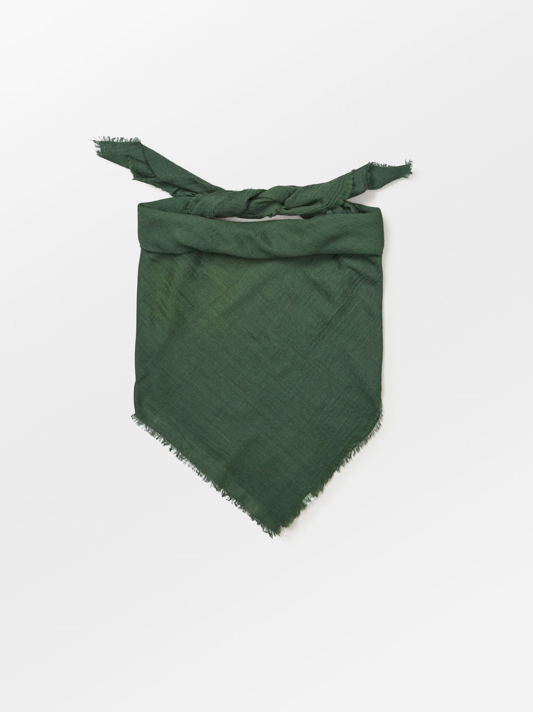 Becksöndergaard, Mill Scarf - Pineneedle Green, scarves, scarves