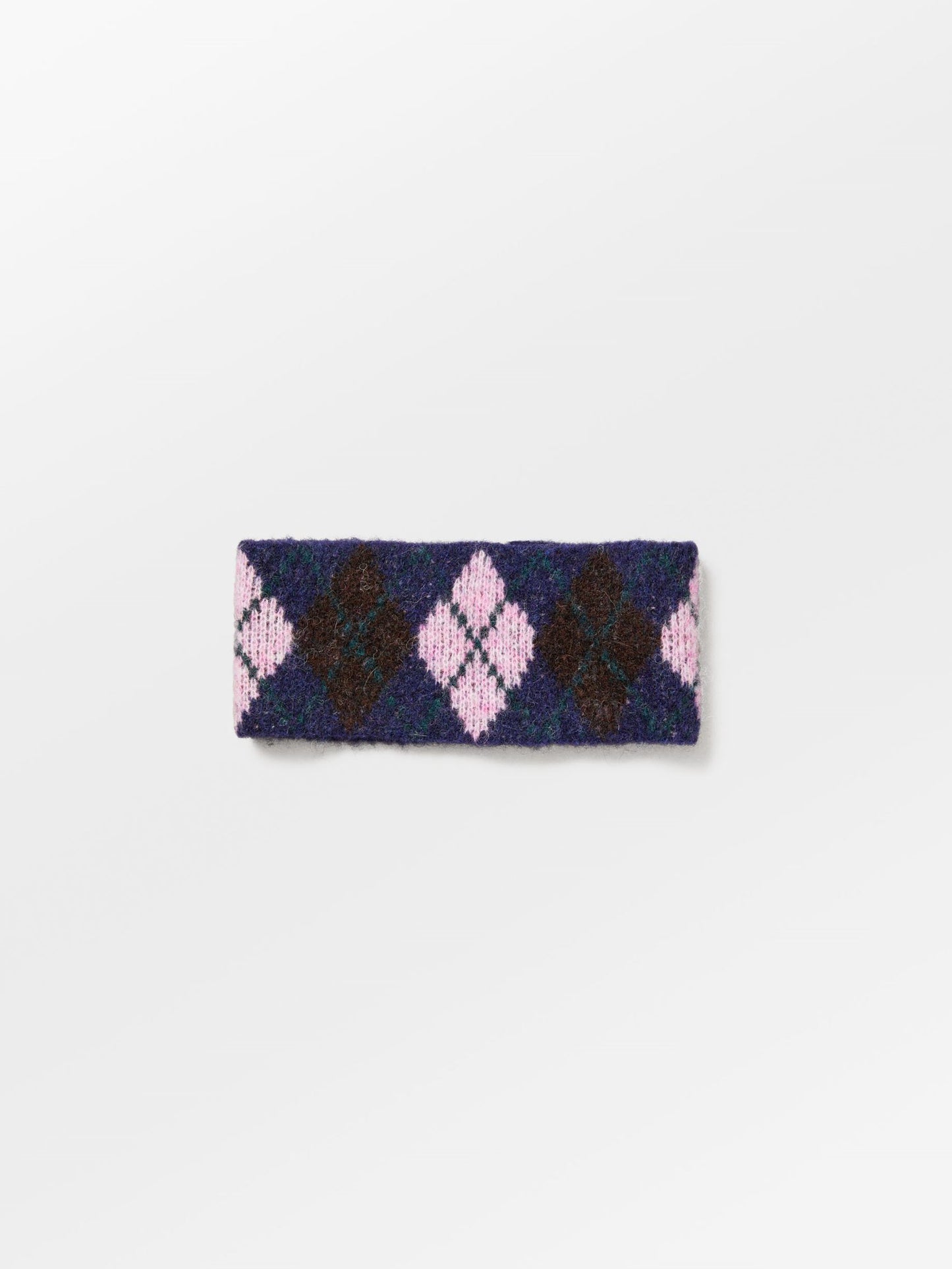 Argyle Wool Headband OneSize Becksöndergaard.se