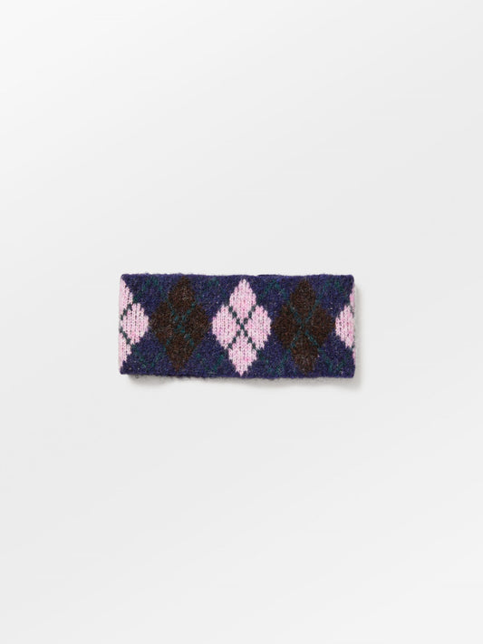 Argyle Wool Headband OneSize Becksöndergaard.se