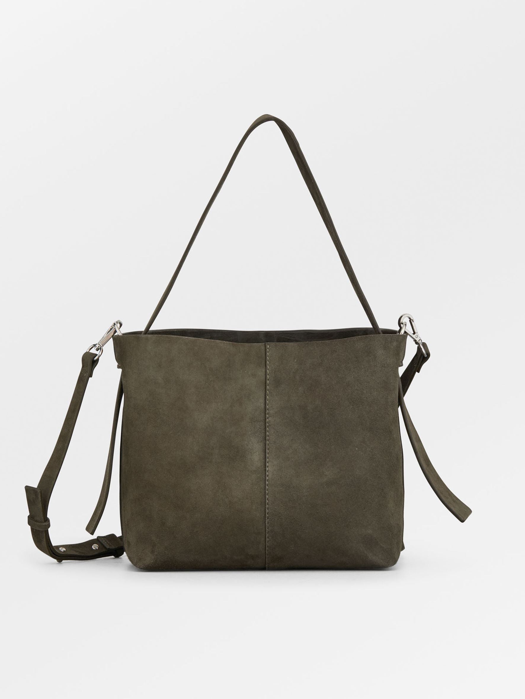 Suede Fraya Small Crossbody Bag - Green  OneSize Becksöndergaard.se