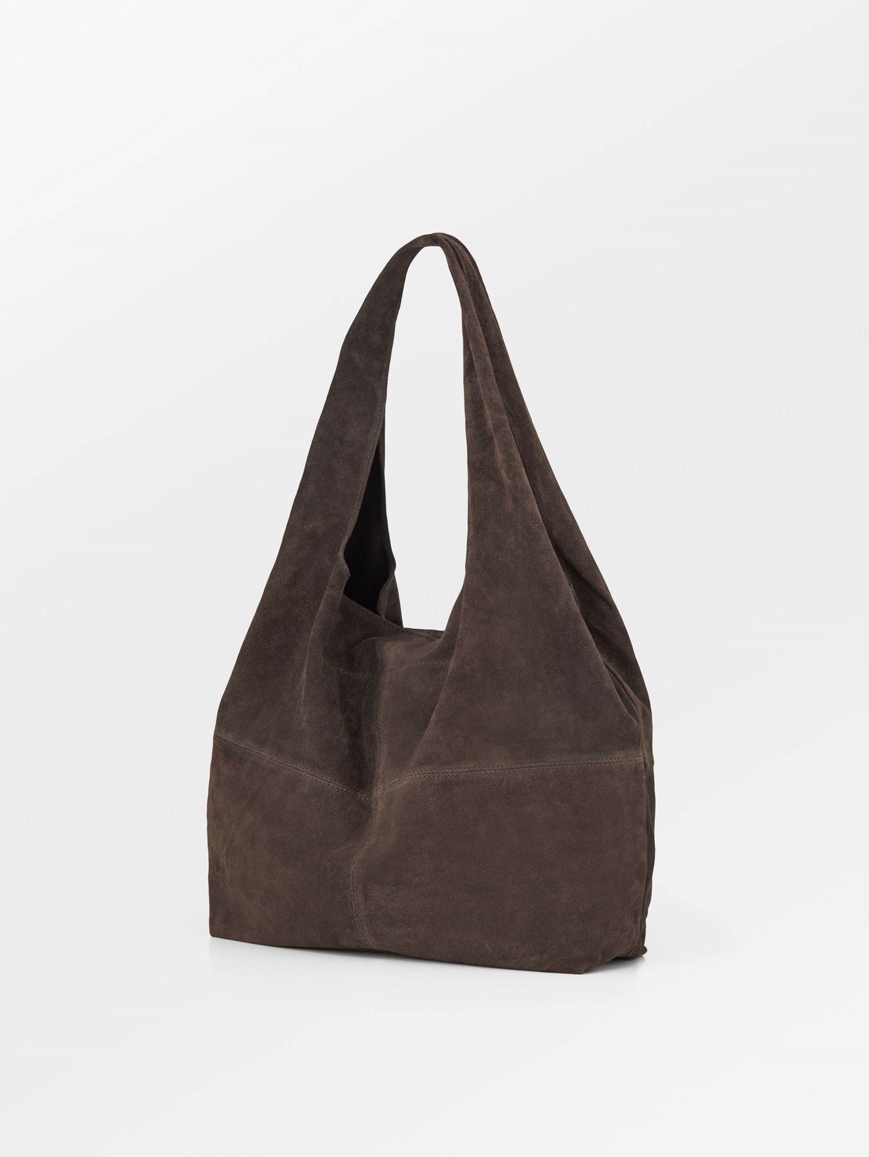 Suede Dalliea Shopper Bag - Dark Brown OneSize Becksöndergaard.se
