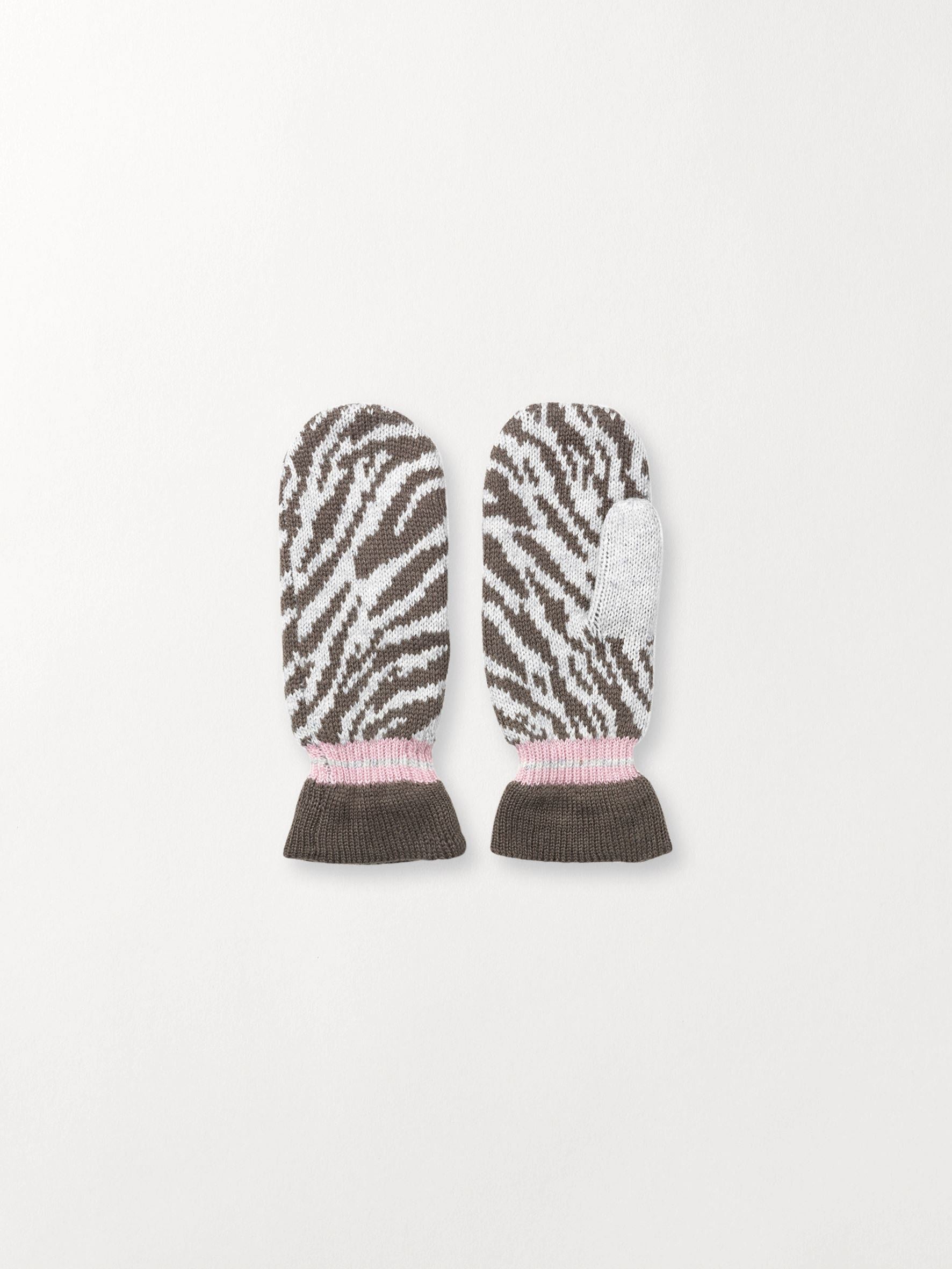 Emerald Zebra Mittens  Clothing Becksöndergaard.se