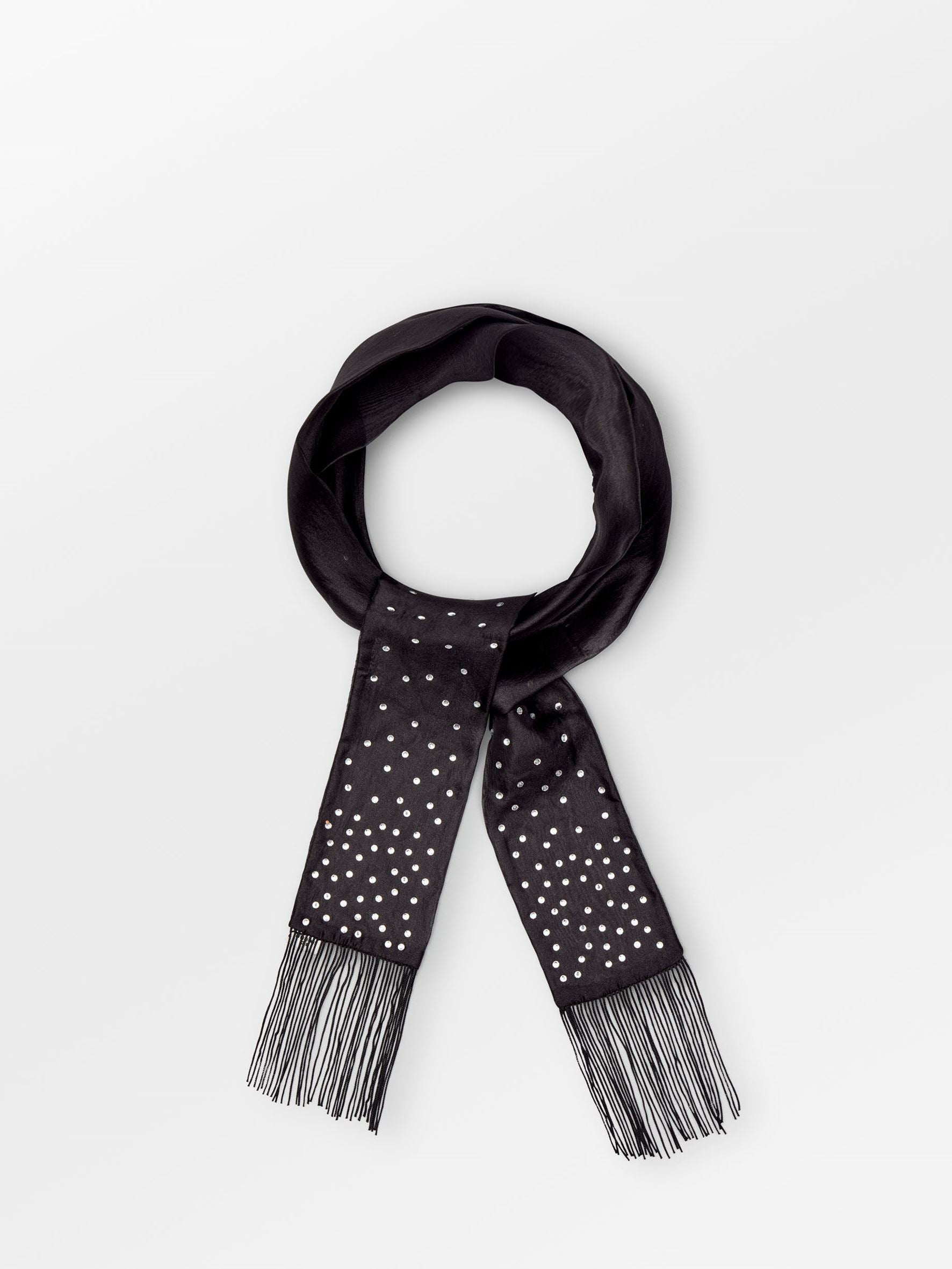 Becksöndergaard, Glimsy Party Scarf - Black, scarves, scarves