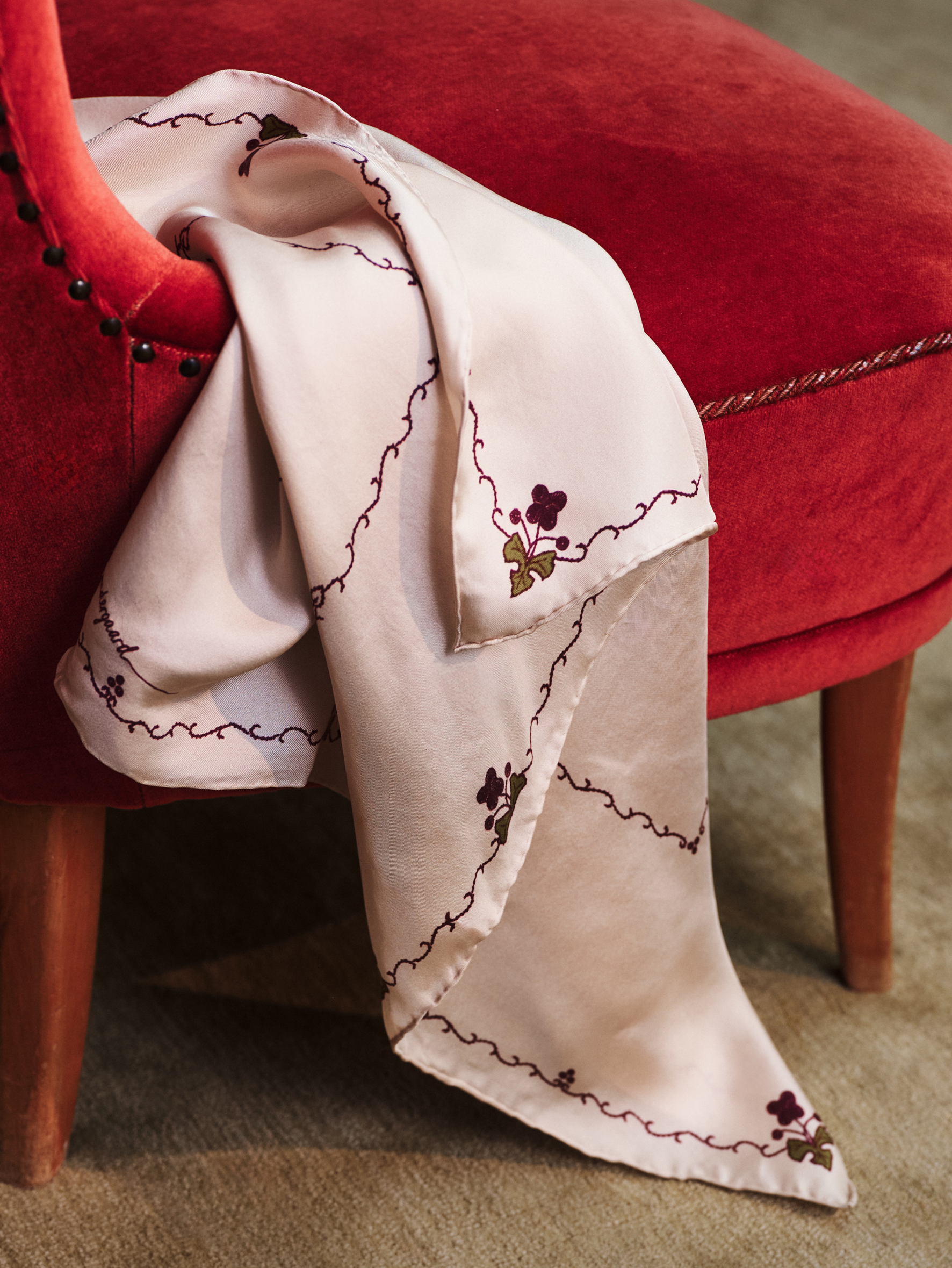 Becksöndergaard, Brodaria Sia Scarf - Birch White, scarves, scarves, scarves, scarves