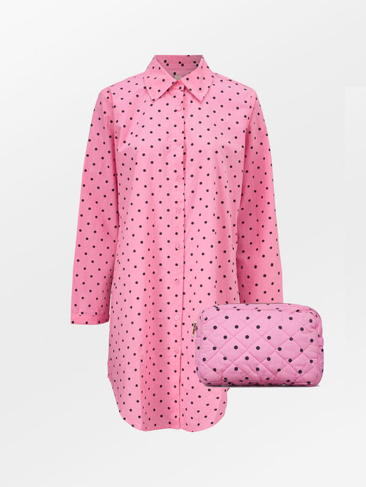 Becksöndergaard, Dot Cora Shirt And Mini Malin Bag Set - Begonia Pink, clothing