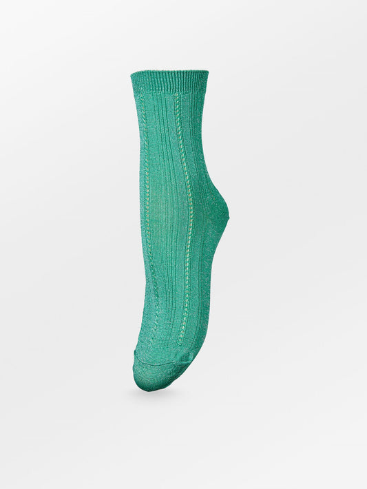 Glitter Drake Sock - Irish Green  Socks Becksöndergaard.se