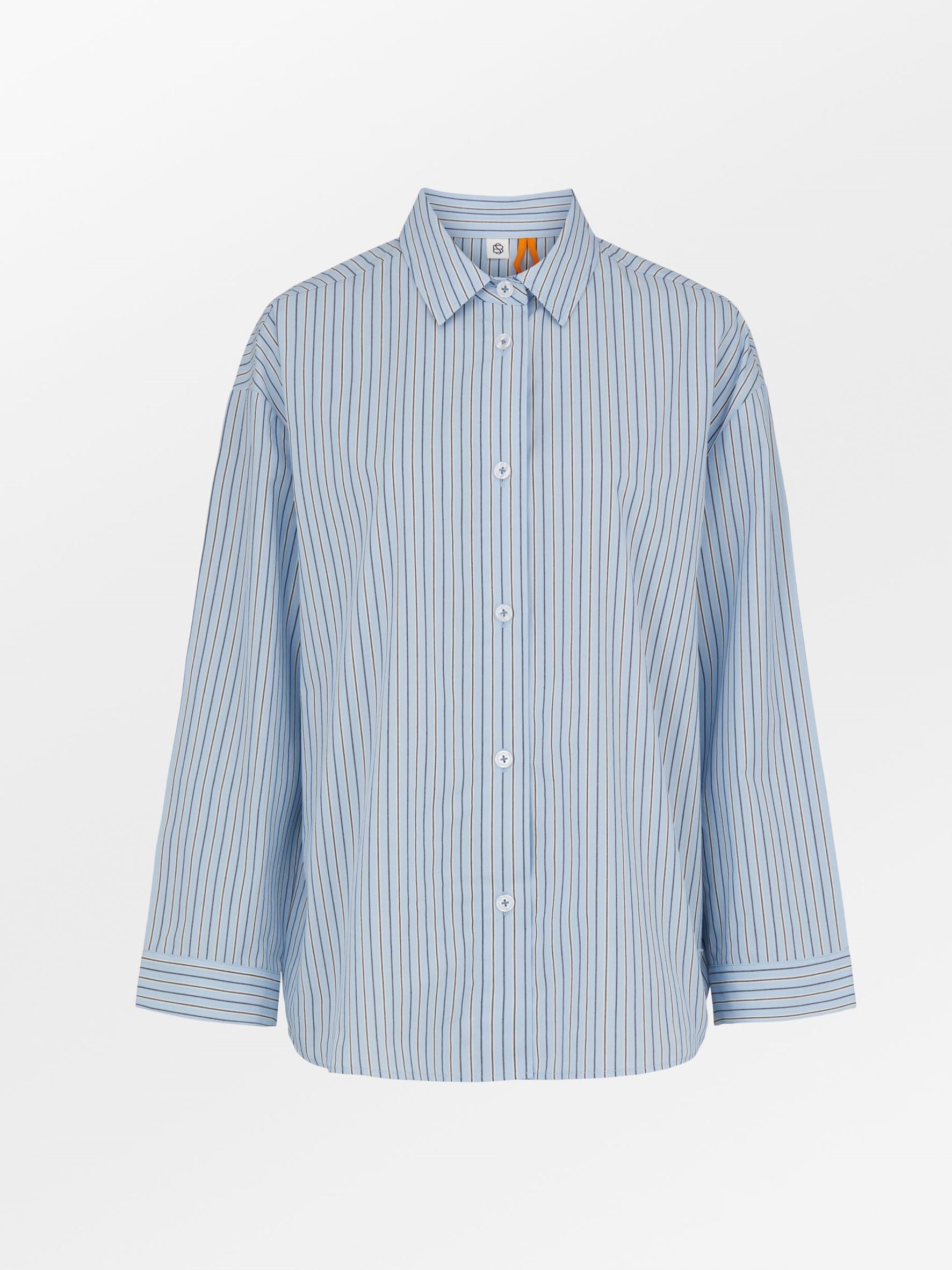 Stripel Pyjamas Set - Blue Sky  Clothing Becksöndergaard.se