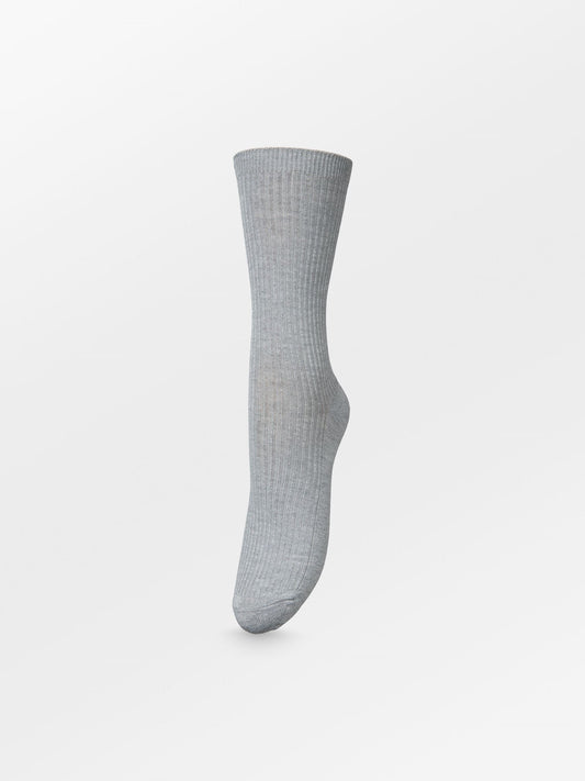 Becksöndergaard, Telma Solid Sock - Light Grey Melange, socks, gifts, gifts, socks