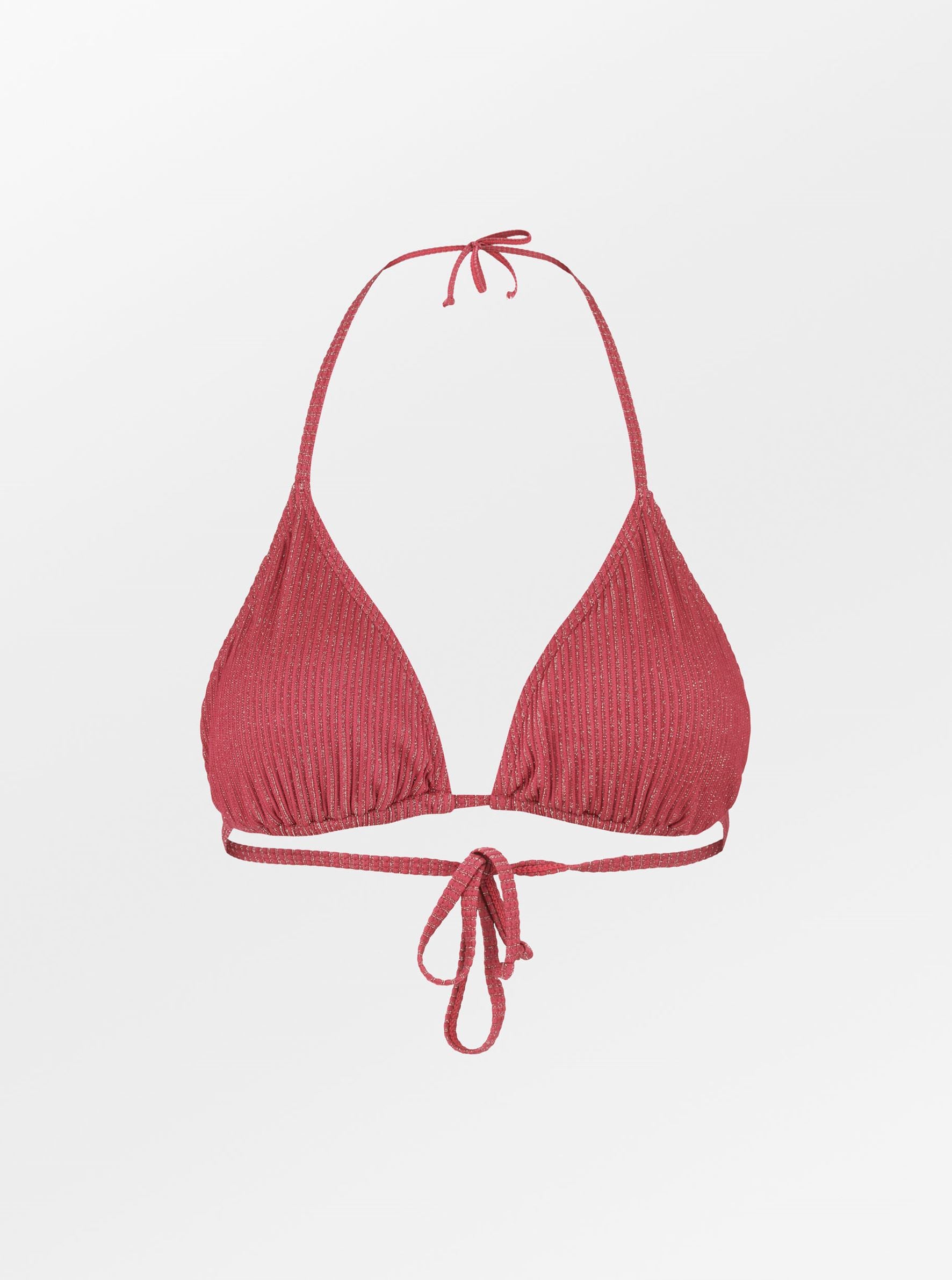 Becksöndergaard, Lyx Bel Bikini Top - Mineral Red, swimwear, swimwear
