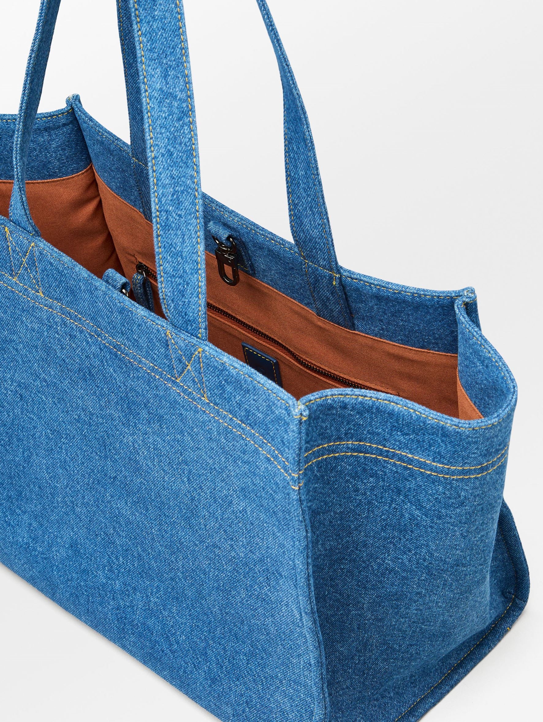 Denima Lily Small Shopper Bag - Blue  OneSize Becksöndergaard.se