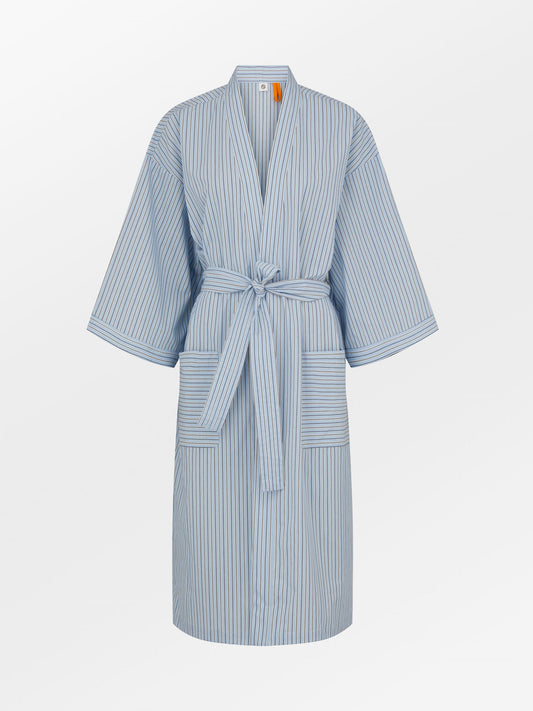 Becksöndergaard, Stripel Luelle Kimono - Clear Blue Sky, homewear, homewear
