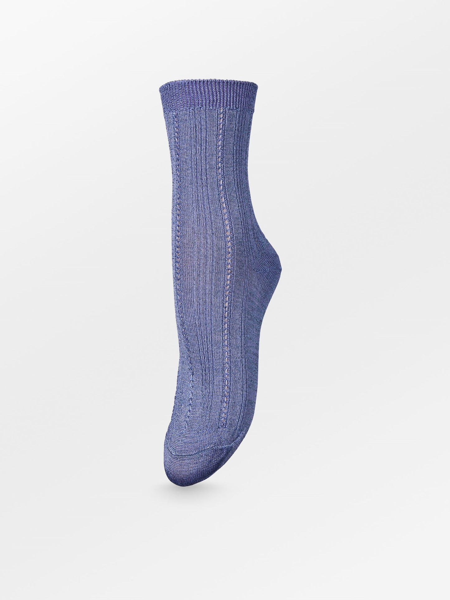 Glitter Drake Sock - Bleached Denim Blue  Socks Becksöndergaard.se