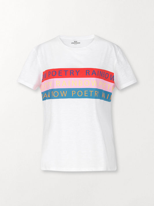 Rainbow Poetry T-Shirt  Clothing Becksöndergaard.se