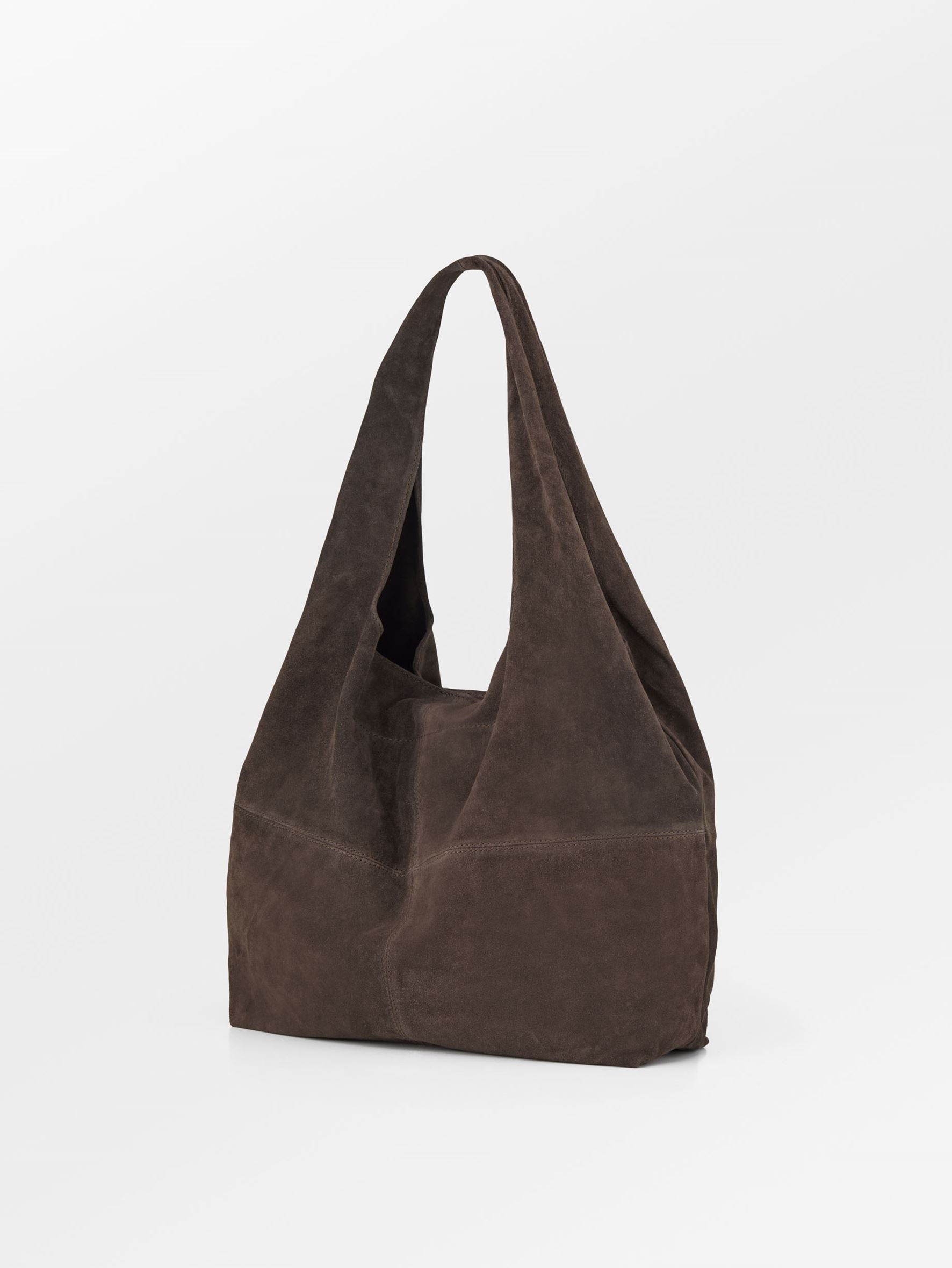 Suede Dalliea Shopper Bag - Dark Brown  OneSize Becksöndergaard.se