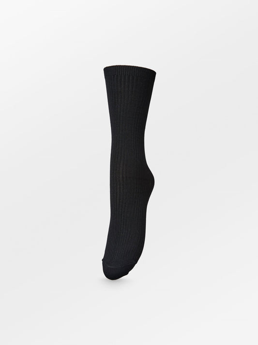 Telma Solid Sock - Black  Socks Becksöndergaard.se
