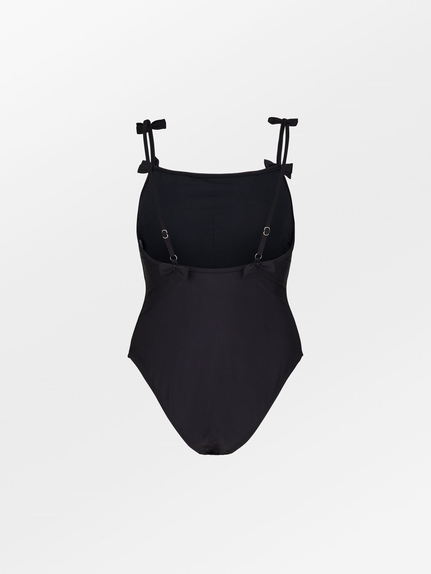 Solid Bow Euna Swimsuit - Black  Clothing Becksöndergaard.se
