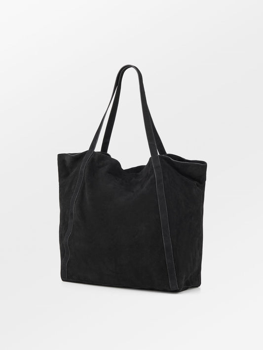 Suede Eden Shopper Bag - Black  OneSize Becksöndergaard.se