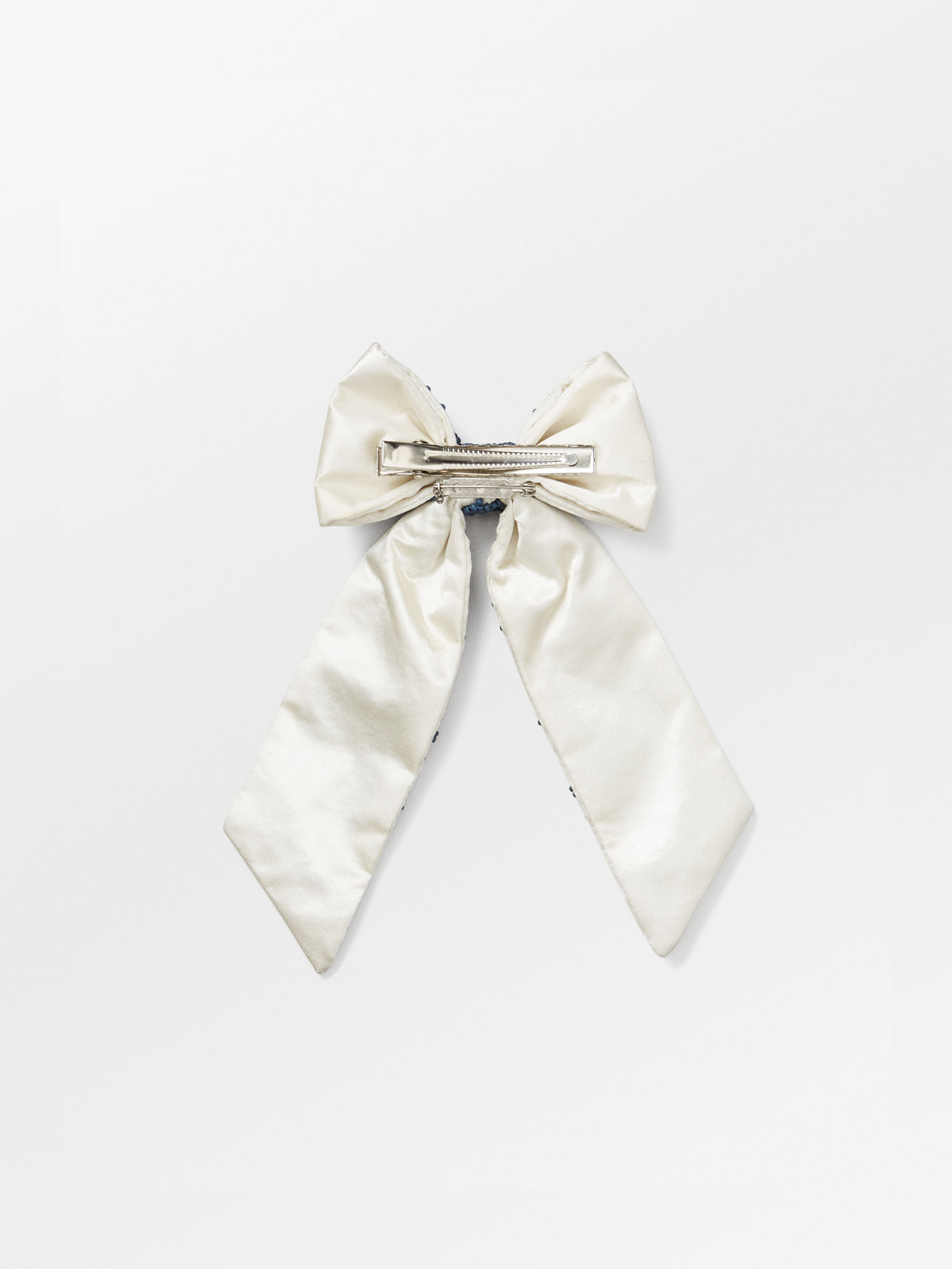 Becksöndergaard, Teila Beaded Bow Clip - Birch White, accessories, accessories
