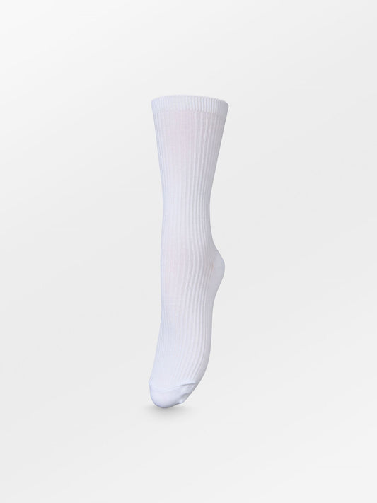 Becksöndergaard, Telma Solid Sock - White, socks, gifts, socks