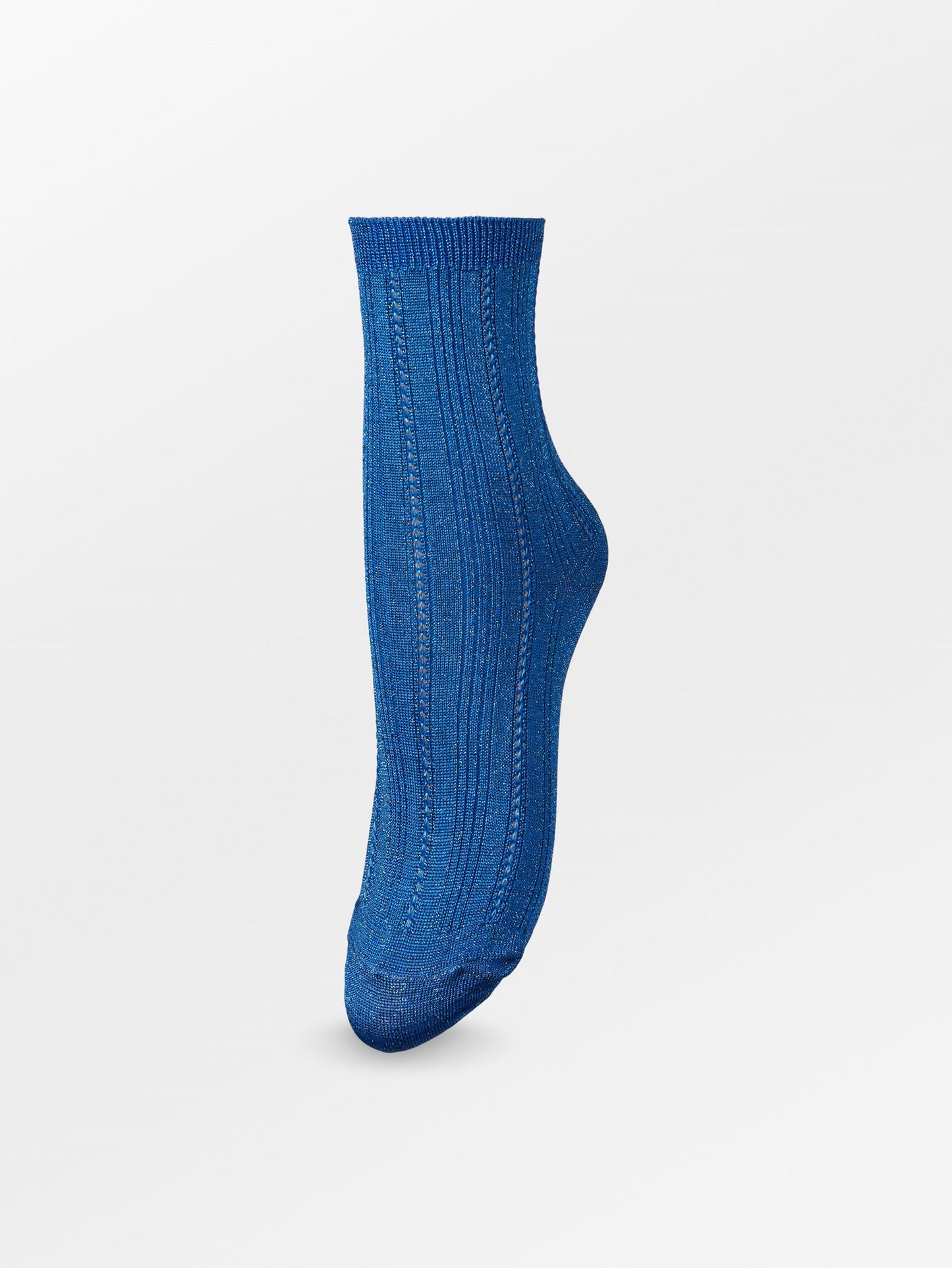 Glitter Drake Sock - Super Sonic Blue  Socks Becksöndergaard.se