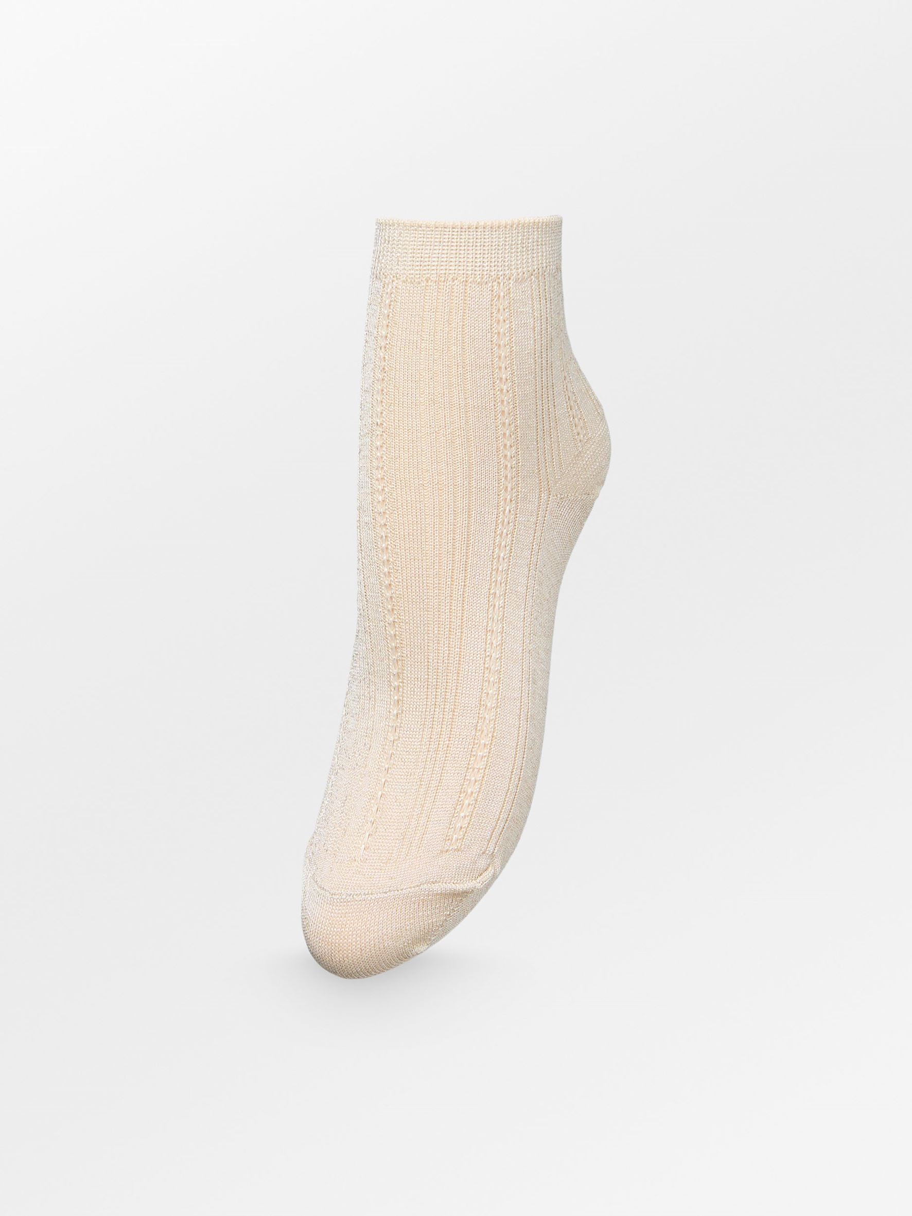 Becksöndergaard, Glitter Dollie Sock - Sand Dollar, socks, socks
