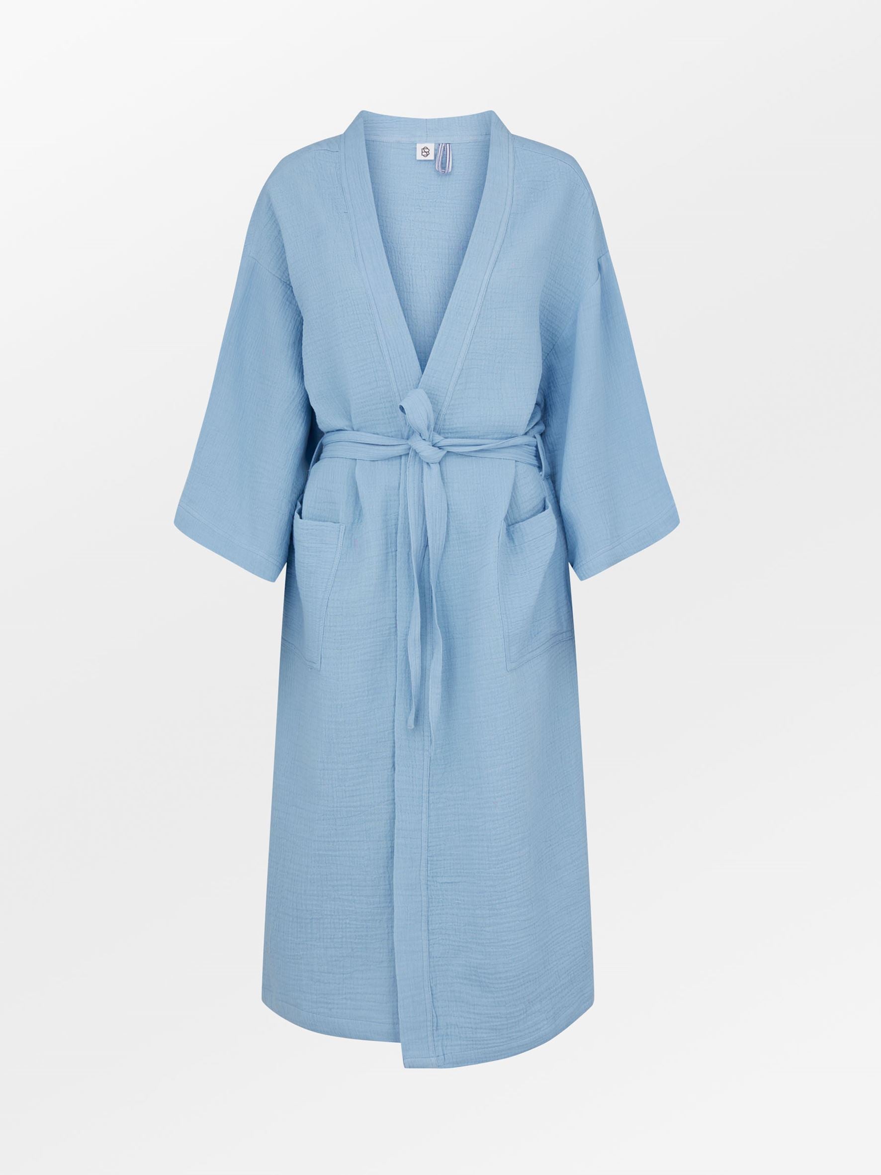 Solid Gauze Luelle Kimono - Blue  Clothing Becksöndergaard.se