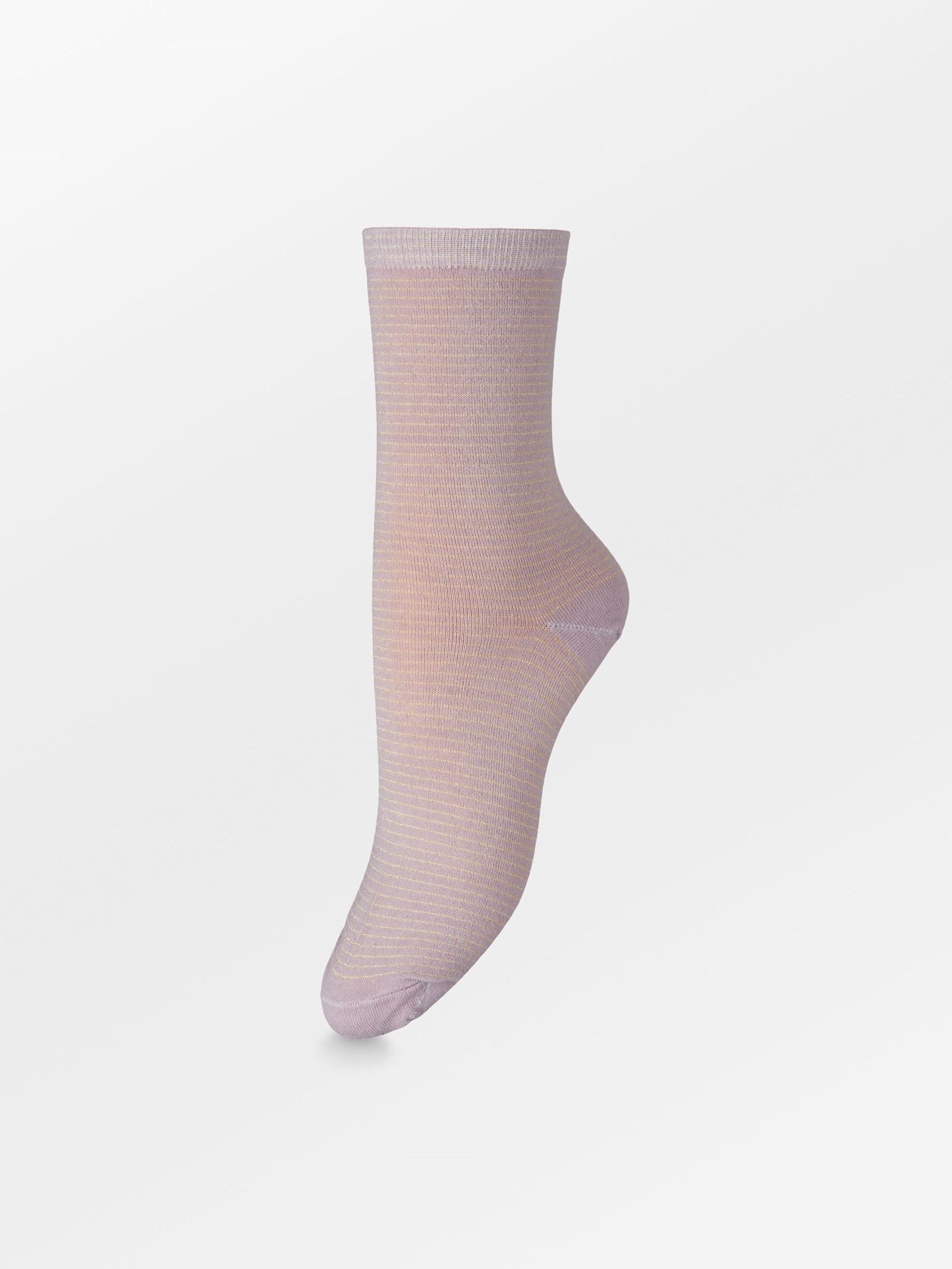 Becksöndergaard, Dover Stripe Sock  - Simple Taupe, archive, archive, sale, sale