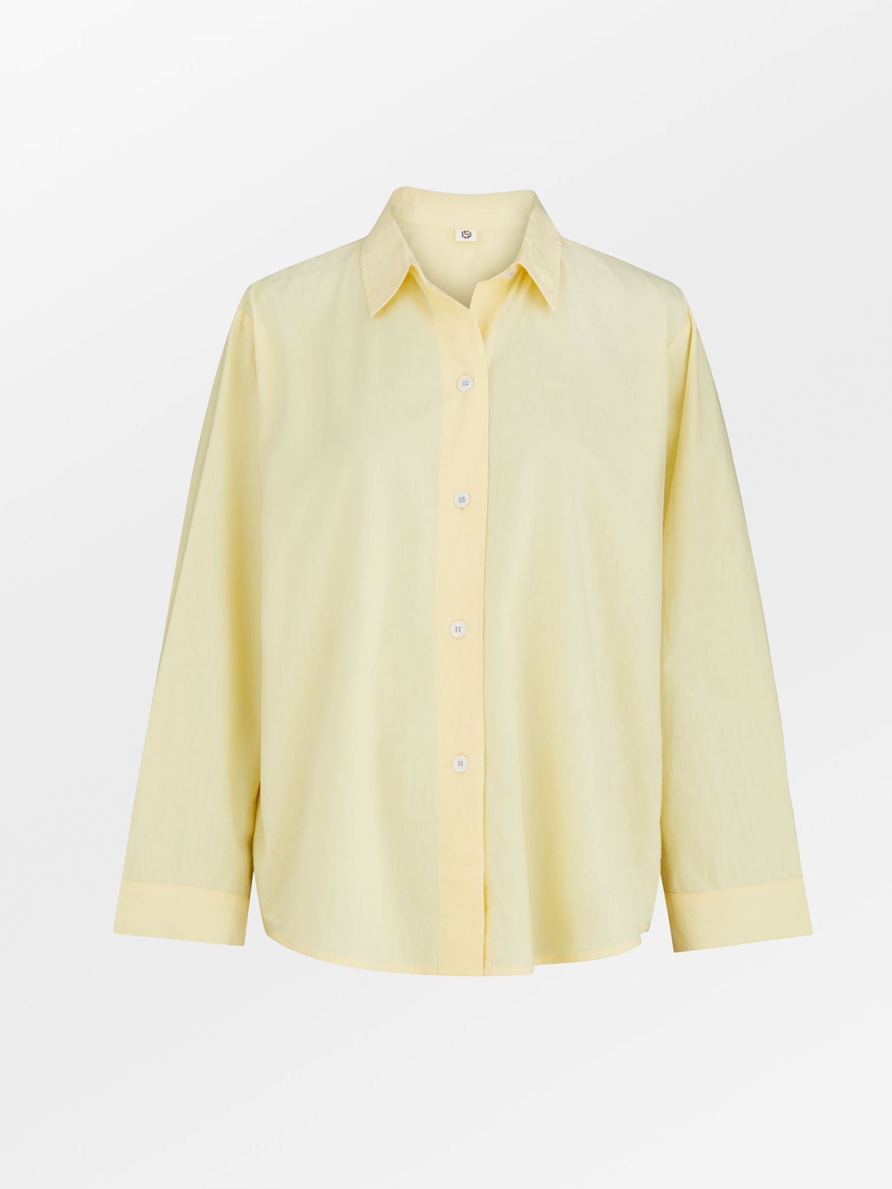 Becksöndergaard, Solid Wide Shirt - Popcorn Yellow, archive, sale, sale, archive