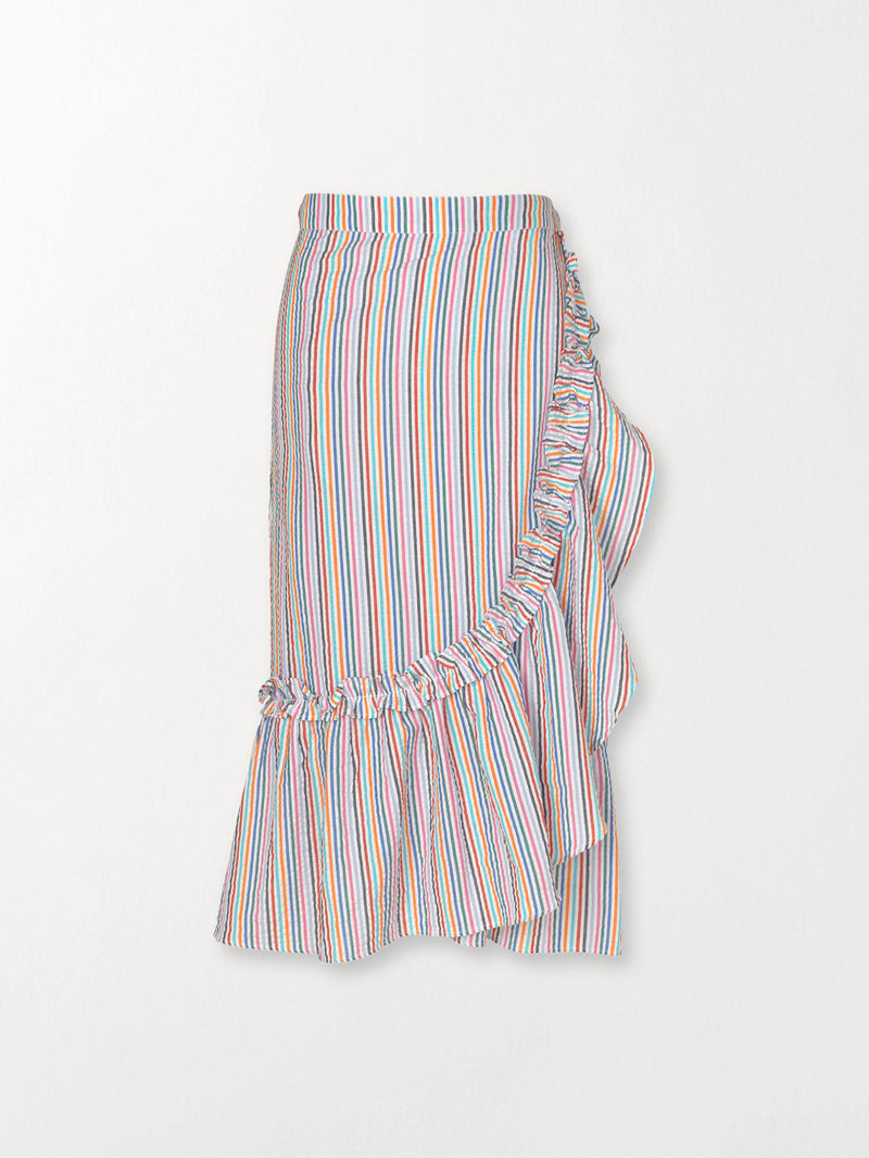 Striped Camillia Long Skirt  OneSize Becksöndergaard.se